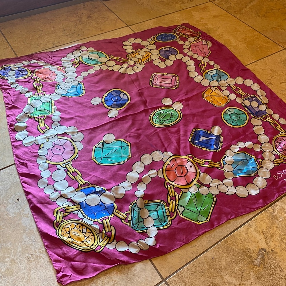 Moschino Jewel Bead Scarf